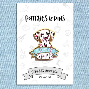 Adopt Enamel Pin