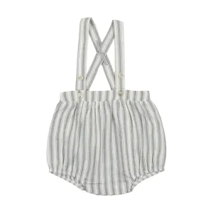 Analogie By Lil Legs Suspender Bubble Bloomer Light Blue Stripe