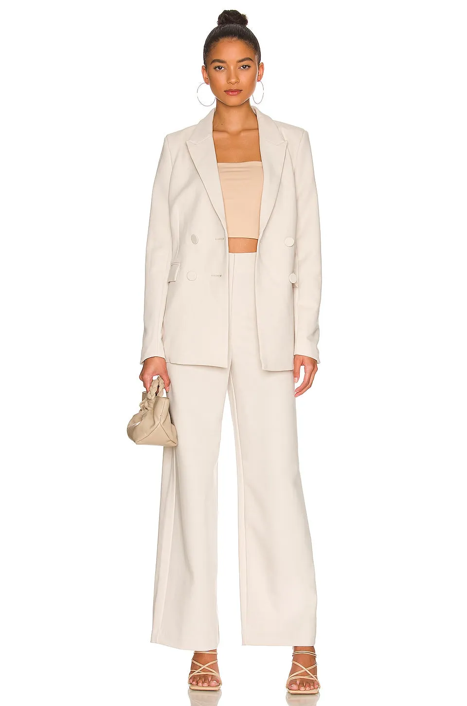 Bardot Anna High Waist trousers, beige