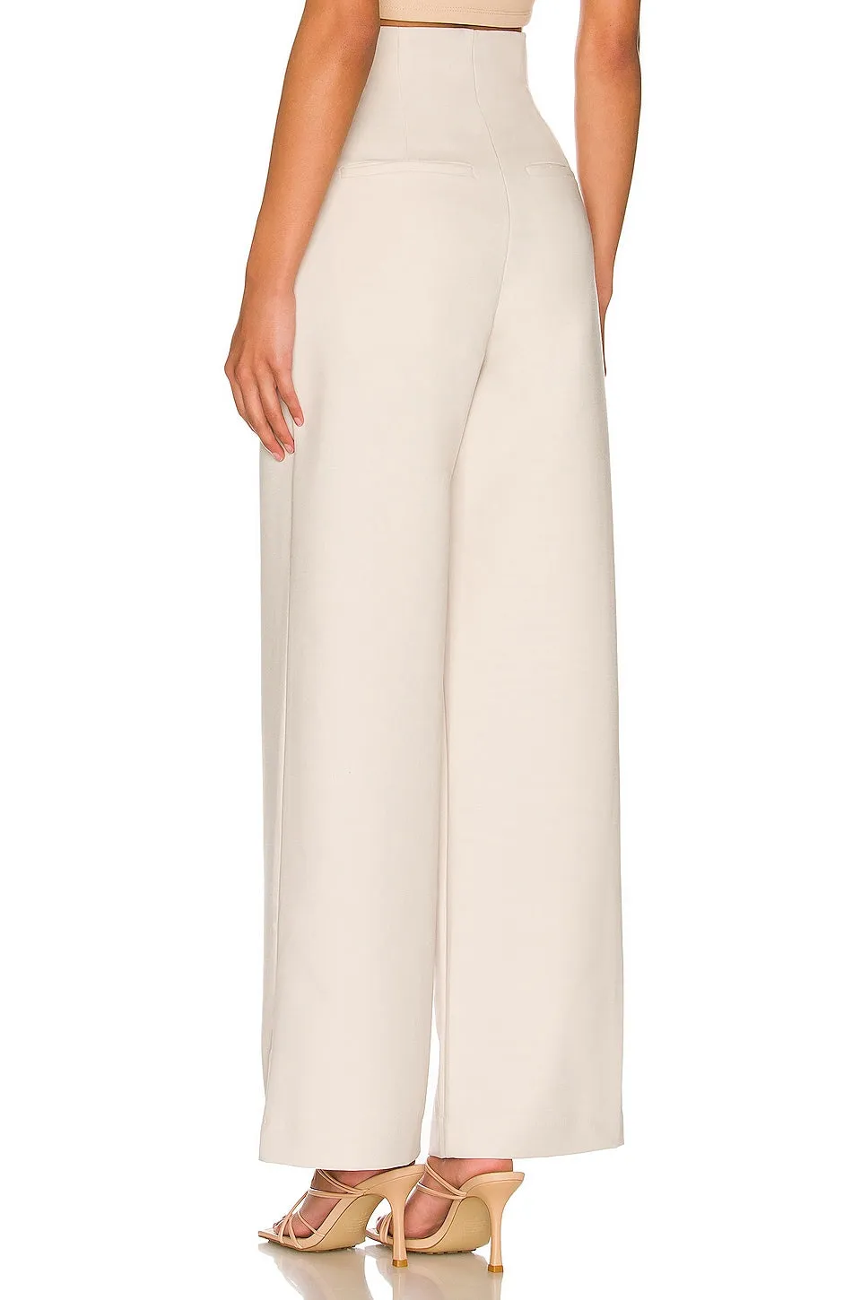 Bardot Anna High Waist trousers, beige