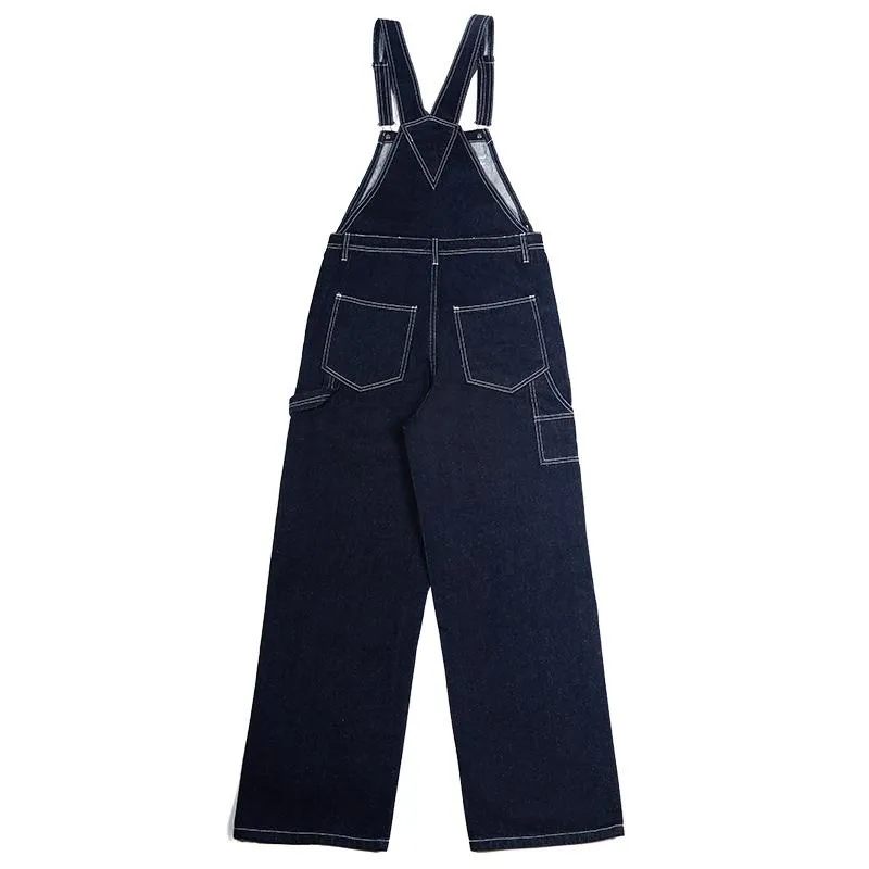 Men's Vintage Straight Denim Overalls